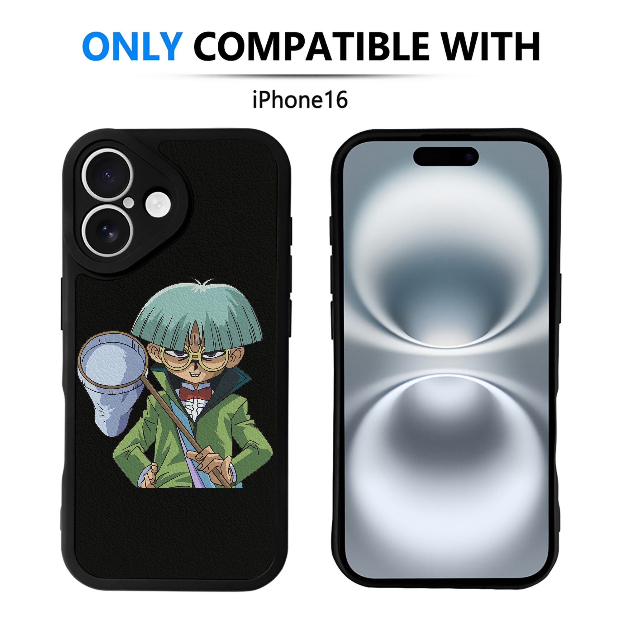 遊☆戯☆王 Yu-Gi-Oh! 【iPhone 16シリーズ対応】シリコンスマホケース（レザー調） 材質：シリコン